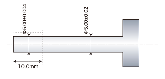 公差範囲の明確化による加工精度の向上 after
