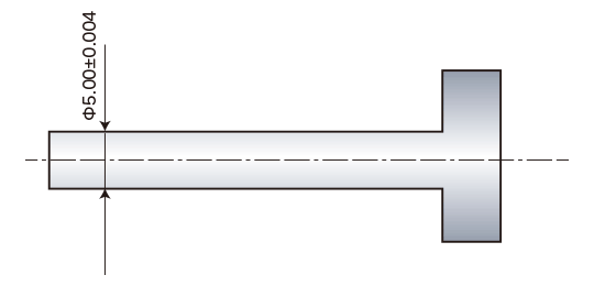 公差範囲の明確化による加工精度の向上 before